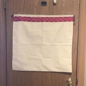 Tory Burch LARGE Dust Bag  Cream/ the orange and pink pattern  L 21”x W 22 “